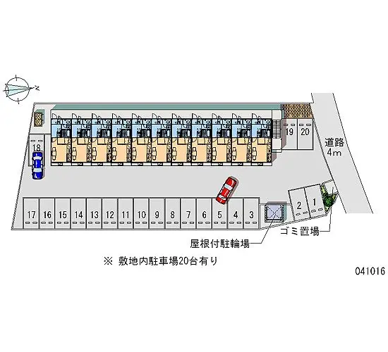 ★手数料０円★仙台市太白区中田２丁目　月極駐車場（LP）